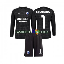 Camisola Guarda-redes 2º Equipamento FC Copenhague GRABARA 1 2023-2024 Manga Comprida ,Criança
