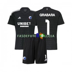 Camisola Guarda-redes 2º Equipamento FC Copenhague GRABARA 1 2023-2024 Manga Curta ,Criança