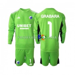 Camisola Guarda-redes 4º Equipamento FC Copenhague GRABARA 1 2023-2024 Manga Comprida ,Criança