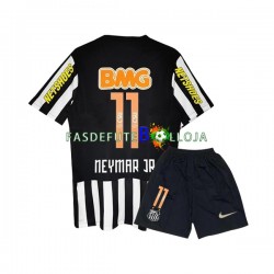 Camisola 2º Equipamento Santos FC Neymar JR 11 2012 Manga Curta Retro ,Criança