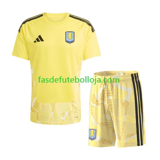 Camisola Guarda-redes 1º Equipamento Aston Villa 2026-2027 Manga Curta ,Criança Camisola Guarda-redes 1º Equipamento Aston Villa 2026-2027 Manga Curta ,Criança