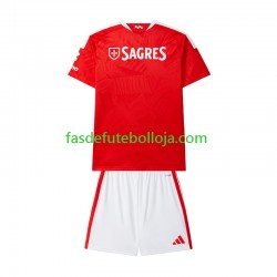 Camisola 1º Equipamento Benfica 2026-2027 Manga Curta ,Criança
