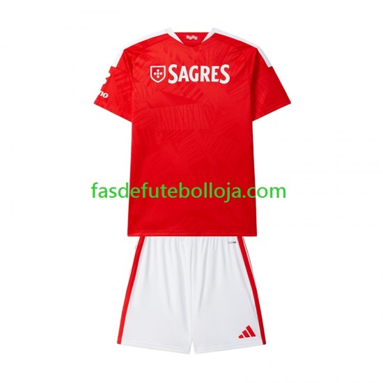 Camisola 1º Equipamento Benfica 2026-2027 Manga Curta ,Criança