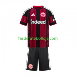 Camisola 1º Equipamento Eintracht Frankfurt 2026-2027 Manga Curta ,Criança