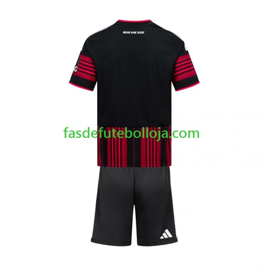 Camisola 1º Equipamento Eintracht Frankfurt 2026-2027 Manga Curta ,Criança