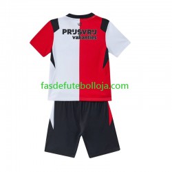 Camisola 1º Equipamento Feyenoord Rotterdam 2026-2027 Manga Curta ,Criança