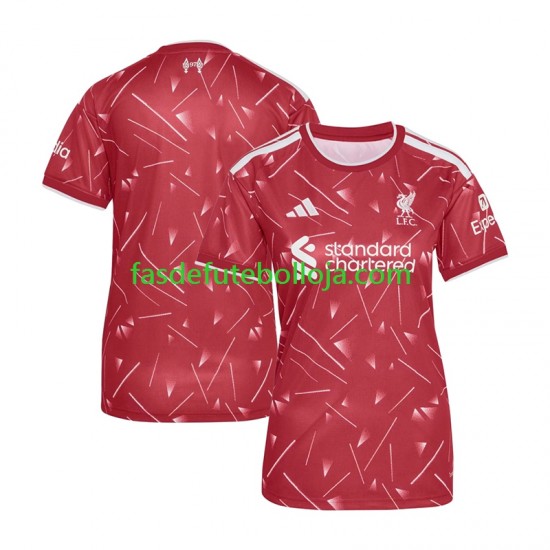 Camisola 1º Equipamento Liverpool 2026-2027 Manga Curta ,Feminina Camisola 1º Equipamento Liverpool 2026-2027 Manga Curta ,Feminina
