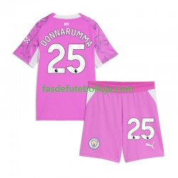Camisola Guarda-redes 2º Equipamento Manchester City Gianluigi Donnarumma 2026-2027 Manga Curta ,Criança