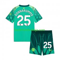 Camisola Guarda-redes 1º Equipamento Manchester City Gianluigi Donnarumma 2026-2027 Manga Curta ,Criança