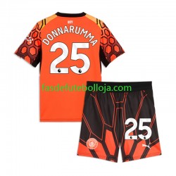 Camisola Guarda-redes 3º Equipamento Manchester City Gianluigi Donnarumma 2026-2027 Manga Curta ,Criança