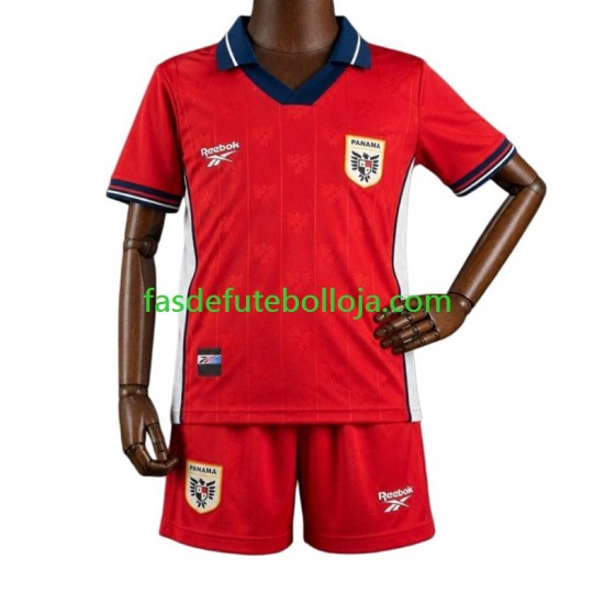 Camisola 1º Equipamento Seleção Panamenha 2026 Manga Curta ,Criança Camisola 1º Equipamento Seleção Panamenha 2026 Manga Curta ,Criança
