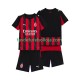 Camisola 1º Equipamento AC Milan 2025-2026 Manga Curta ,Criança