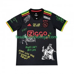 Camisola 1º Equipamento AFC Ajax Preto Bob Marley Special 2025-2026 Manga Curta ,Homem