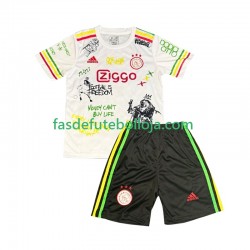 Camisola 1º Equipamento AFC Ajax Bob Marley Special 2025-2026 Manga Curta ,Criança