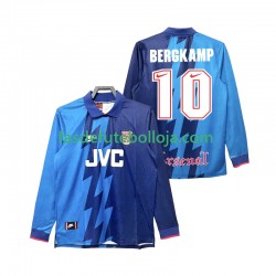 Camisola 2º Equipamento Arsenal Bergkamp 10 1995 1996 Manga Comprida Retro ,Homem
