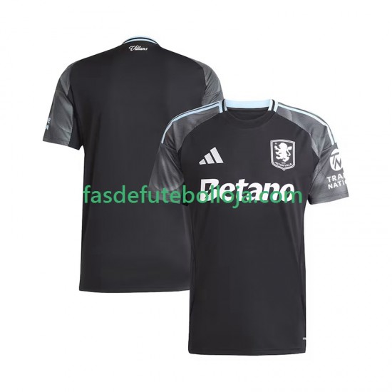 Camisola 2º Equipamento Aston Villa 2025-2026 Manga Curta ,Homem