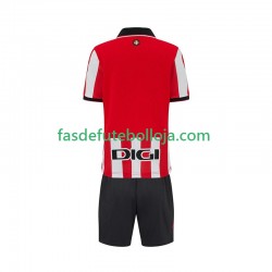 Camisola 1º Equipamento Athletic Bilbao 2025-2026 Manga Curta ,Criança