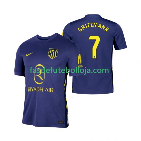 Camisola 2º Equipamento Atlético Madrid Antoine Griezmann 7 2025-2026 Manga Curta ,Homem
