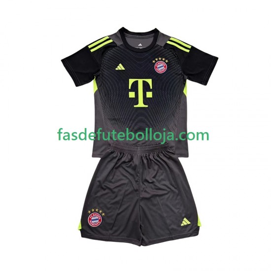 Camisola Guarda-redes 3º Equipamento Bayern de Munique 2025-2026 Manga Curta ,Criança