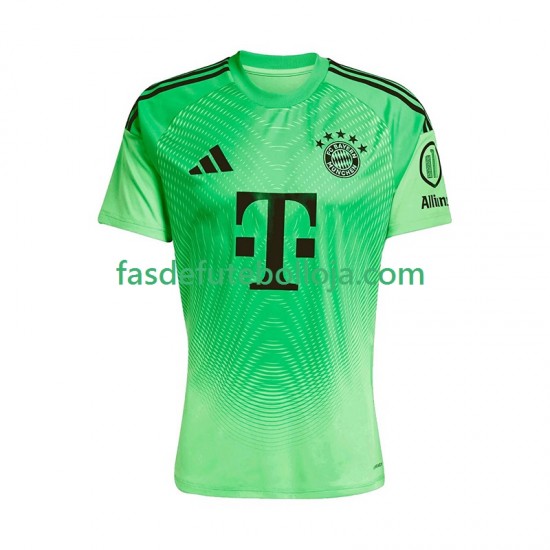 Camisola Guarda-redes 1º Equipamento Bayern de Munique 2025-2026 Manga Curta ,Homem