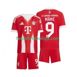 Camisola 1º Equipamento Bayern de Munique Harry Kane 9 2025-2026 Manga Curta ,Criança