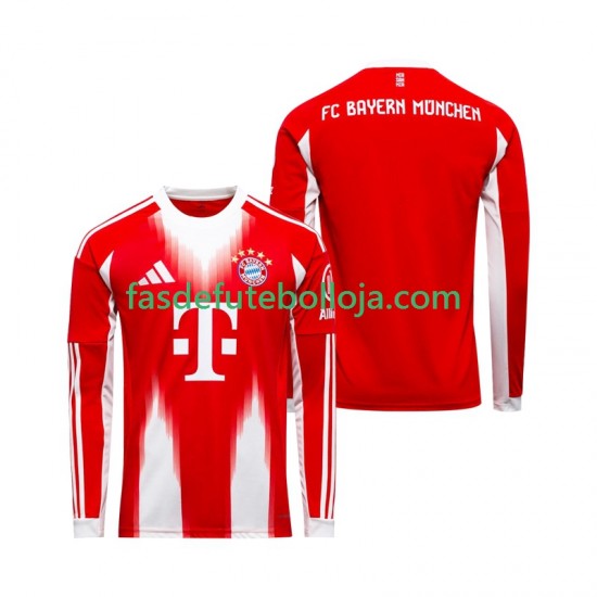 Camisola 1º Equipamento Bayern de Munique 2025-2026 Manga Comprida ,Homem