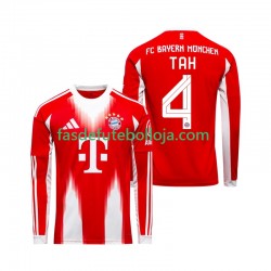 Camisola 1º Equipamento Bayern de Munique Jonathan Tah 4 2025-2026 Manga Comprida ,Homem