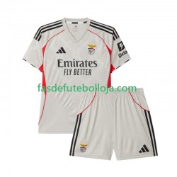 Camisola 2º Equipamento Benfica 2025-2026 Manga Curta ,Criança