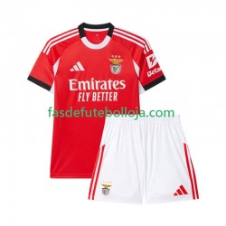 Camisola 1º Equipamento Benfica 2025-2026 Manga Curta ,Criança