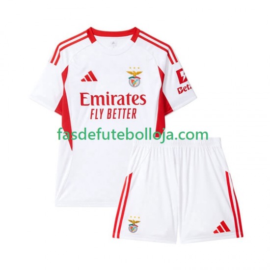 Camisola 3º Equipamento Benfica 2025-2026 Manga Curta ,Criança