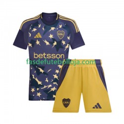 Camisola 3º Equipamento CA Boca Juniors 2025 Manga Curta ,Criança