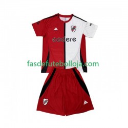 Camisola 3º Equipamento CA River Plate 2024-2025 Manga Curta ,Criança