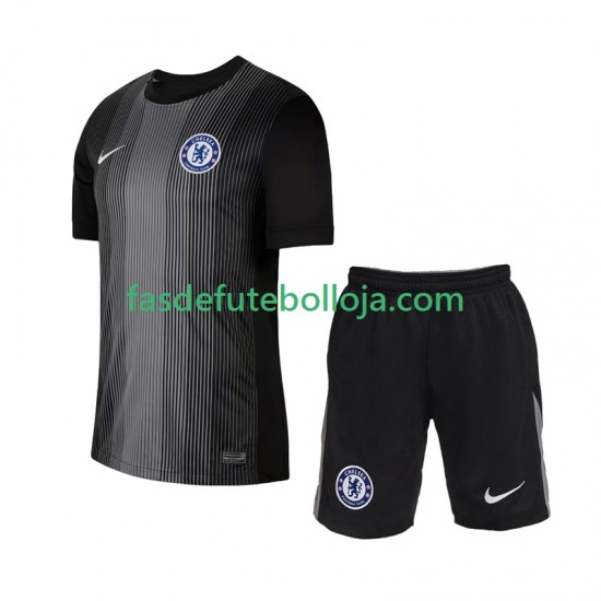 Camisola Guarda-redes 1º Equipamento Chelsea 2025-2026 Manga Curta ,Criança