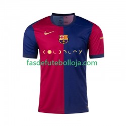 Camisola 1º Equipamento FC Barcelona Coldplay 2024-2025 Manga Curta ,Homem