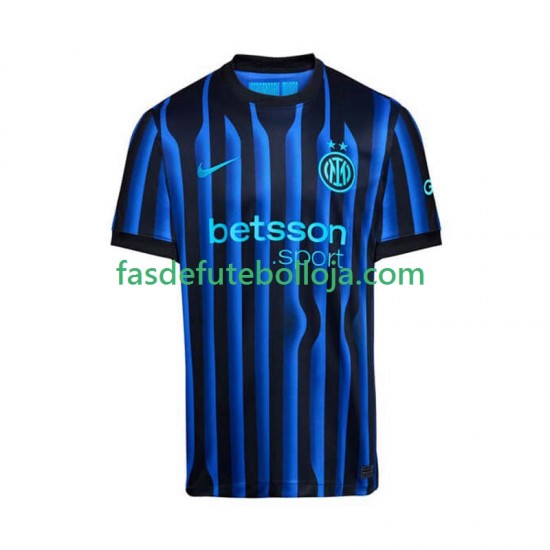 Camisola 1º Equipamento Inter de Milão 2025-2026 Manga Curta ,Homem