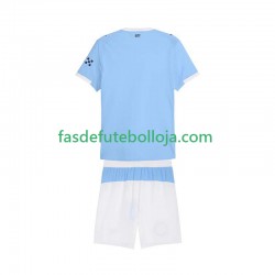 Camisola 1º Equipamento Manchester City 2025-2026 Manga Curta ,Criança