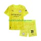 Camisola Guarda-redes 3º Equipamento Manchester City Ederson Moraes 31 2025-2026 Manga Curta ,Criança