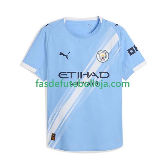 Camisola 1º Equipamento Manchester City 2025-2026 Manga Curta ,Homem