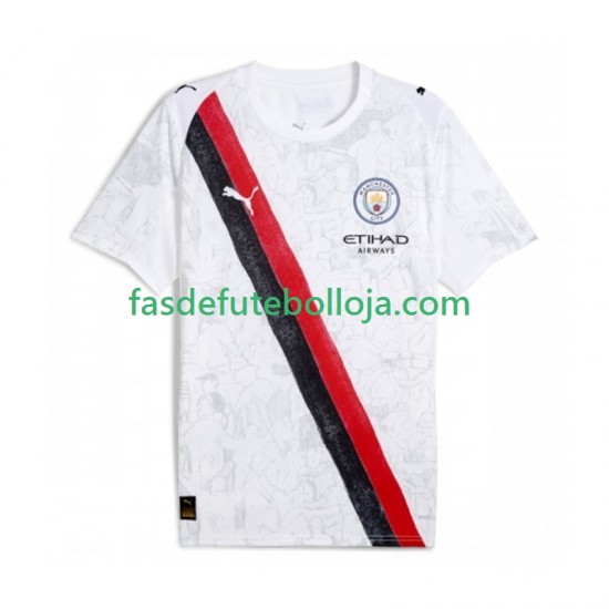 Camisola 1º Equipamento Manchester City UPER 2025-2026 Manga Curta ,Homem ,Criança