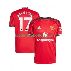 Camisola 1º Equipamento Manchester United Alejandro Garnacho 17 2025-2026 Manga Curta ,Homem