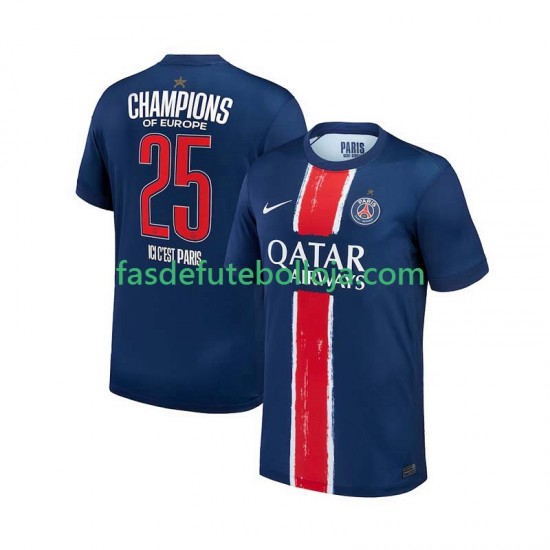 Camisola 1º Equipamento Paris Saint-Germain Champion 2024-2025 Manga Curta ,Homem