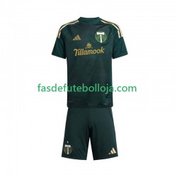 Camisola 1º Equipamento Portland Timbers 2025 Manga Curta ,Criança
