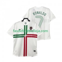 Camisola 2º Equipamento Seleção Portuguesa Cristiano Ronaldo 7 2012 Manga Curta Retro ,Homem