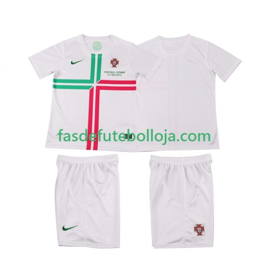 Camisola 2º Equipamento Seleção Portuguesa 2012 Manga Curta Retro ,Criança