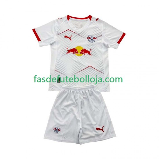 Camisola 1º Equipamento RB Leipzig 2025-2026 Manga Curta ,Criança