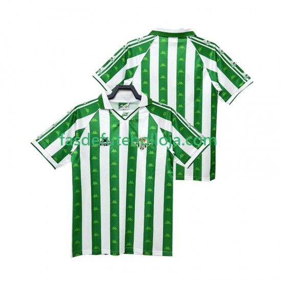 Camisola 1º Equipamento Real Betis 1995 1997 Manga Curta Retro ,Homem