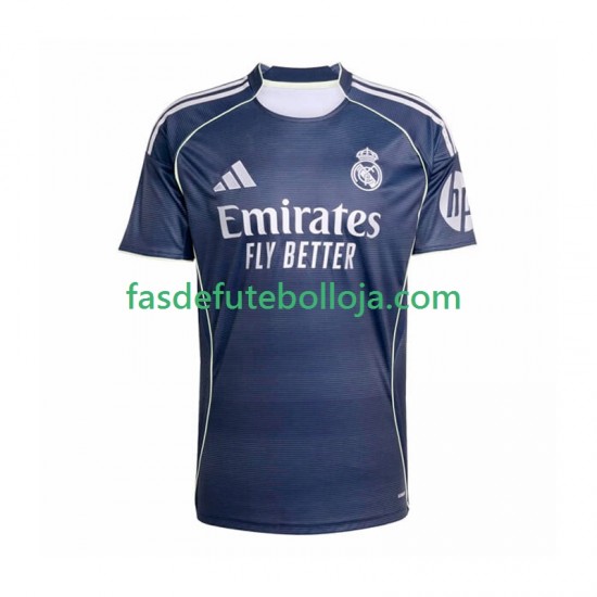 Camisola 2º Equipamento Real Madrid 2025-2026 Manga Curta ,Homem