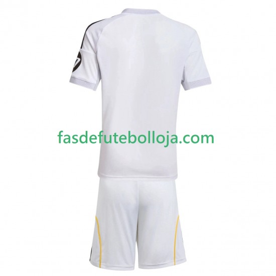 Camisola 1º Equipamento Real Madrid 2025-2026 Manga Curta ,Criança
