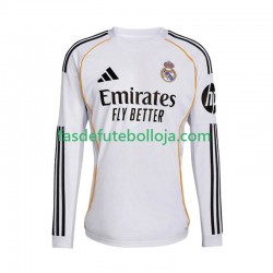 Camisola 1º Equipamento Real Madrid 2025-2026 Manga Comprida ,Homem