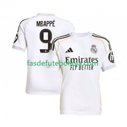 Camisola 1º Equipamento Real Madrid Mbappé Kylian 9 2025-2026 Manga Curta ,Homem